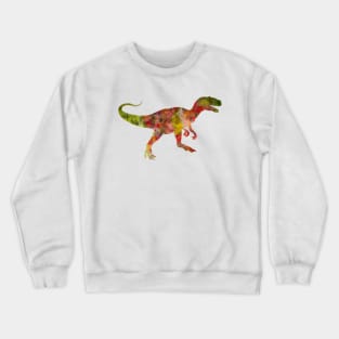 Allosaurus Watercolor Painting Crewneck Sweatshirt